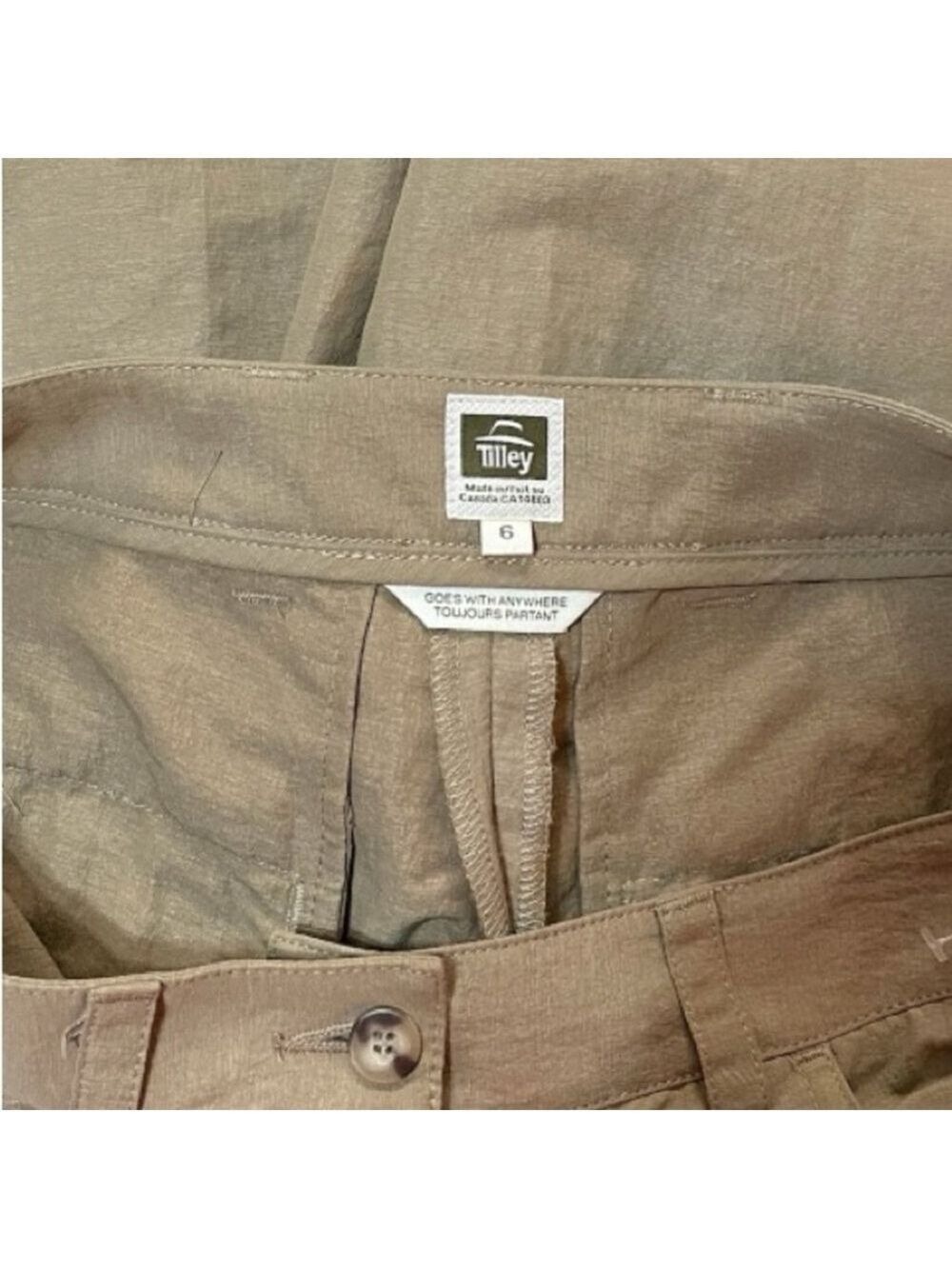Tilley Bermuda Shorts 12” Inseam Lightweight Hiking, Golf or Outdoor Size 6 - Picture 6 of 7